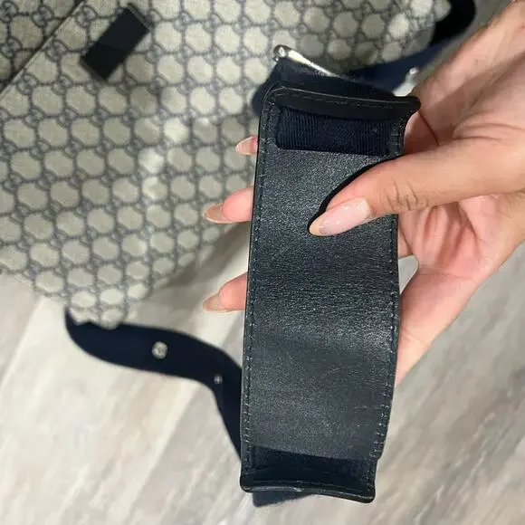 Gucci GG Monogram Navy Diaper Bag - Picture 10 of 12
